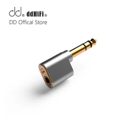 DD ddHiFi DJ65B AL 6.35mm Male to 4.4mm Female Audio Adapter for Desktop Amplifier Devices with 6.35mm Output Port