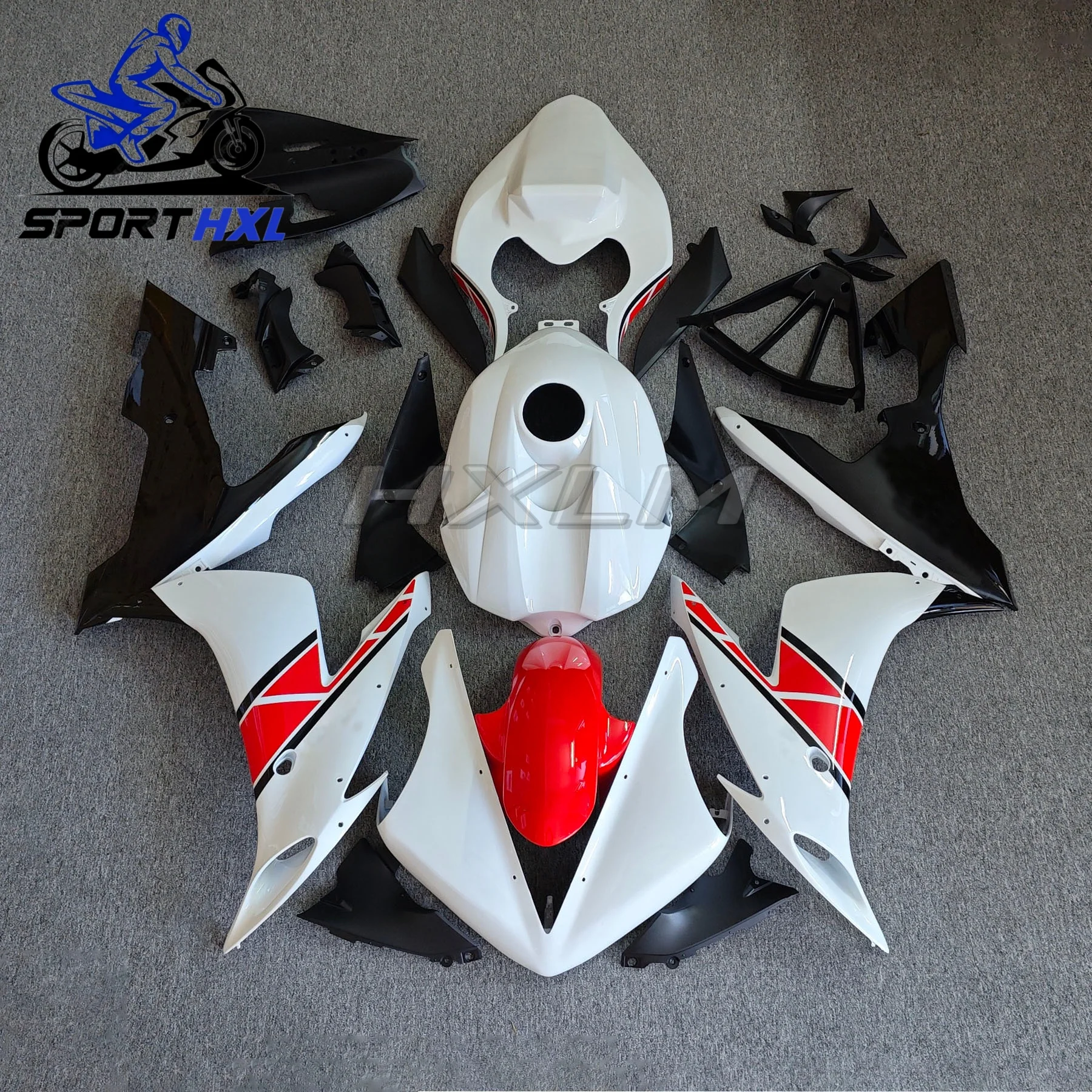 For YZF-R1 YZF R1 2004 2005 2006 Motorcycle Shell Fairing Kit Bodywork Set ABS Injection Molding Red White