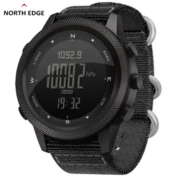 North Edge Apach-46 Men Digital Military Army Sports Watches Waterproof 50M Altimeter Barometer Compass World Time Wristwatch