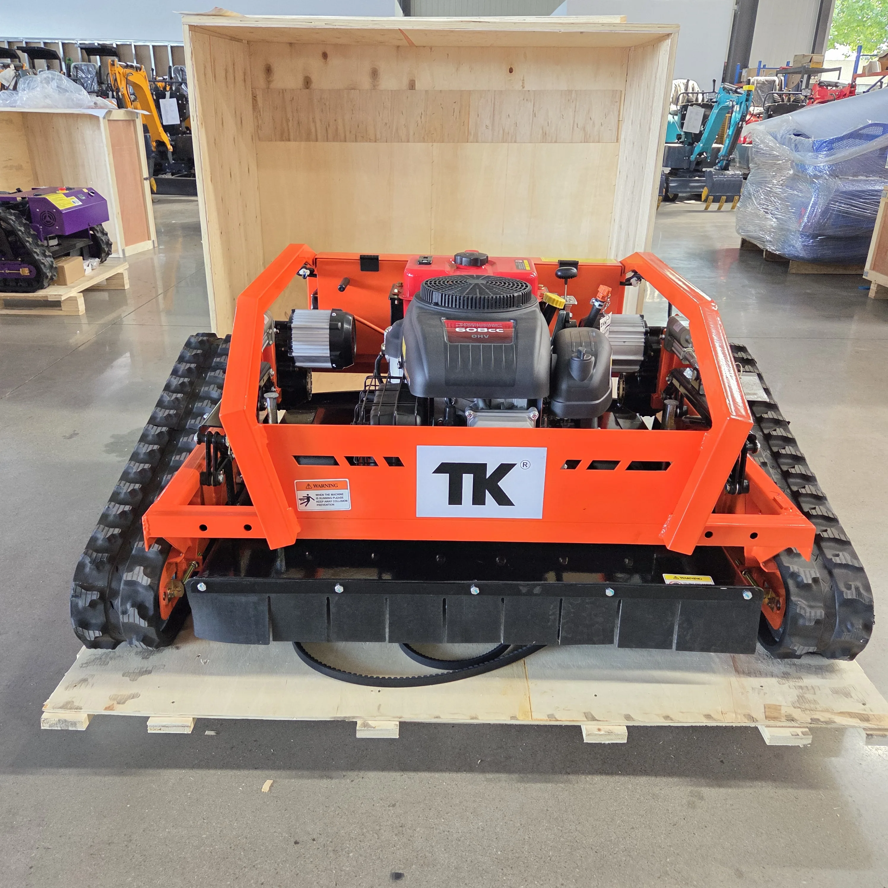 4000 ㎡ كفاءة القص، عرض القص 1000 مم، شفرات مزدوجة تدعم 60 ° مائل، جزازة العشب الذكية الأكثر شعبية التي يتم التحكم فيها عن بعد #4