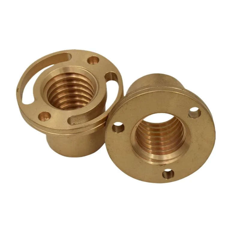 Milling machine accessories X-axis lead screw copper sleeve Y Z axis copper nut milling machine screw copper sleeve