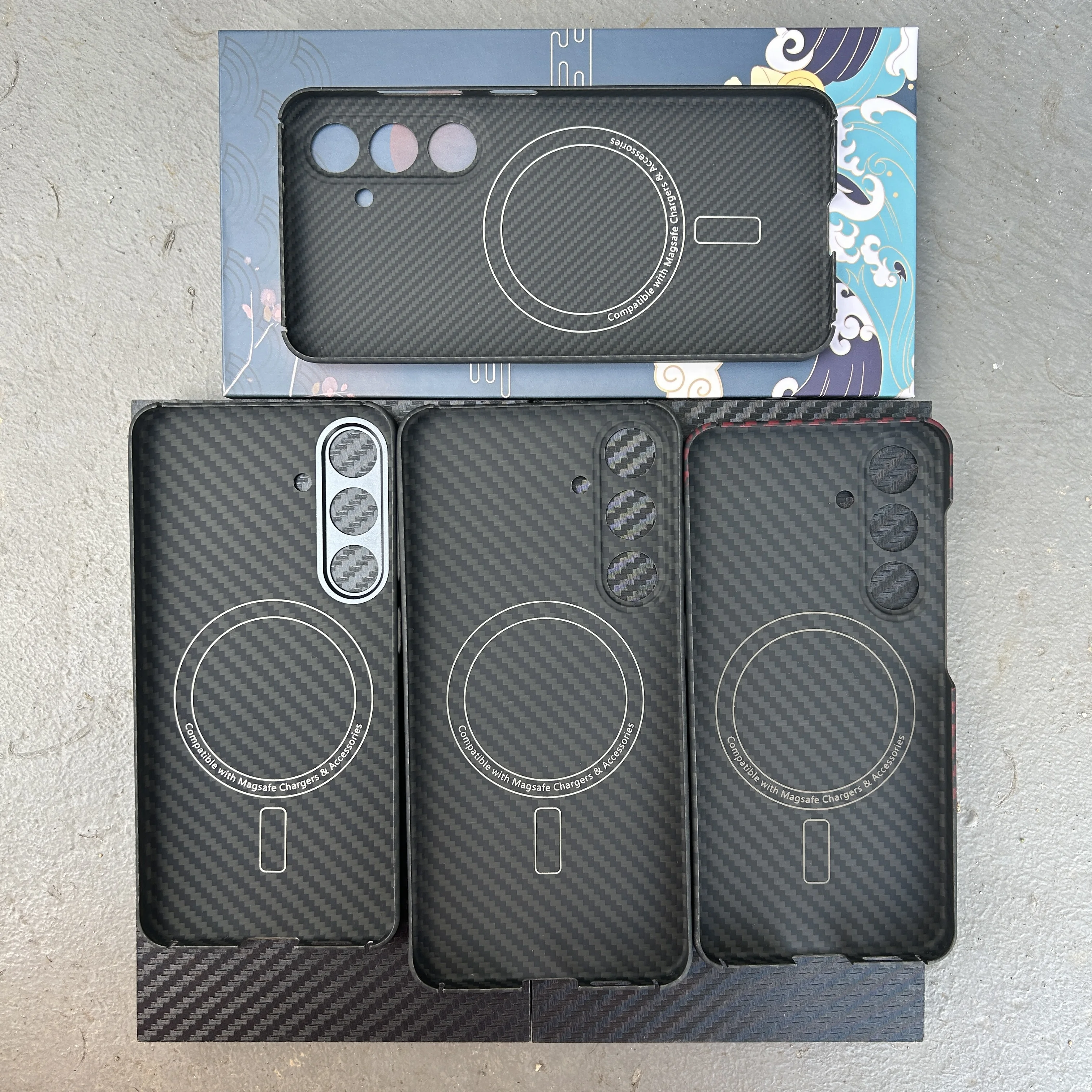 

Для Samsung Galaxy S24 Ultra/S24 Edge/S24 Plus/S24 арамидный чехол из углеродного волокна ультратонкий легкий защитный чехол