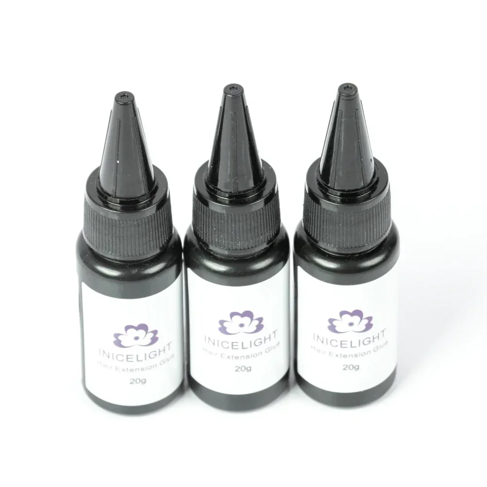 New Hot Selling UV light Glue For uv light Hair Extension Machine set, color uv light extension glue adhesive Factory direct