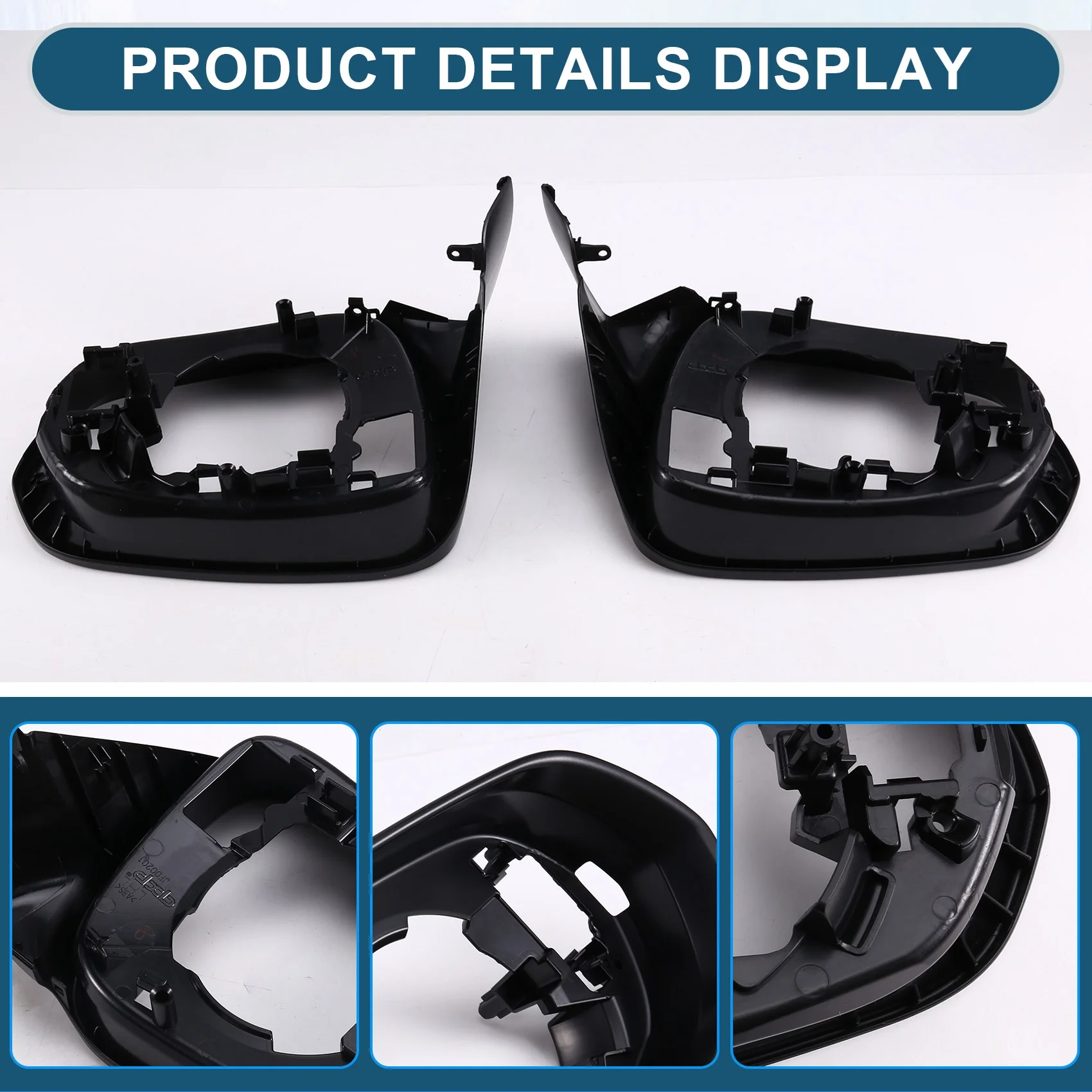 

ABQB-Car Rearview Mirror Frame Cover Case Side Wing Mirror For Lexus RX NX 2016-2020 Car Accessories