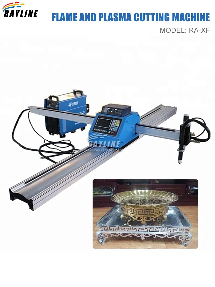 

Robotec Mini Portable CNC Flame Plasma Cutter Machine Effective 1500*3000MM CE Plasma Cutting Machine For Metal Carbon Steel