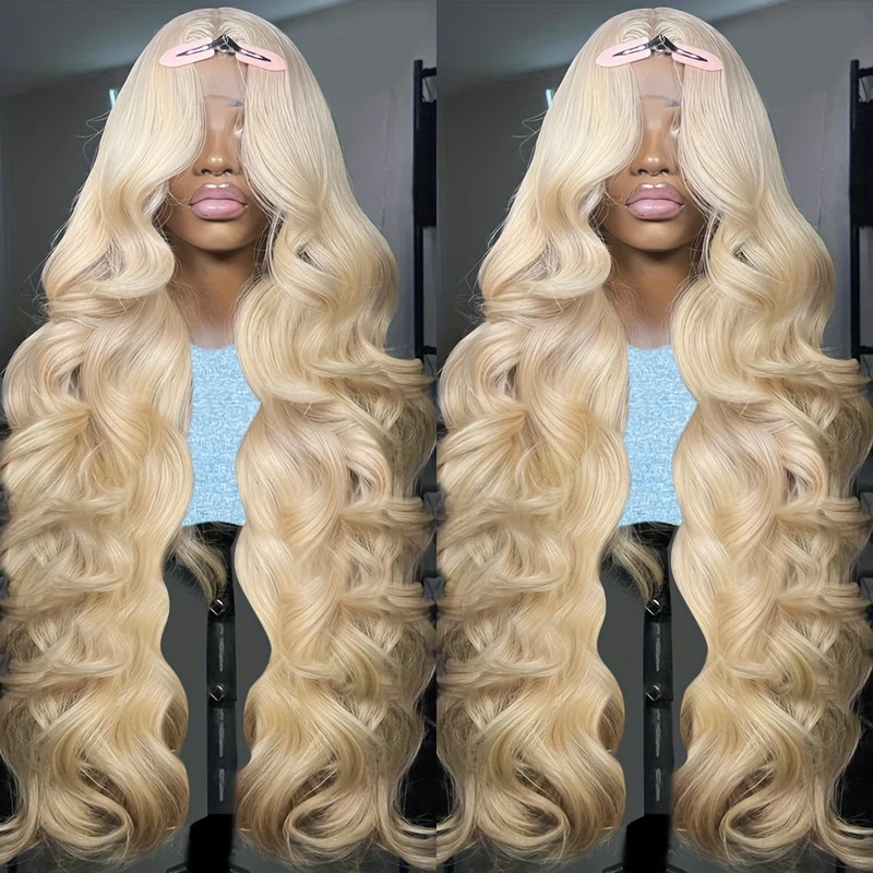 

13x6 hd lace frontal wigs human hair for women choice 30 inch 613 blonde body wave lace front human hair wigs cheap on sale