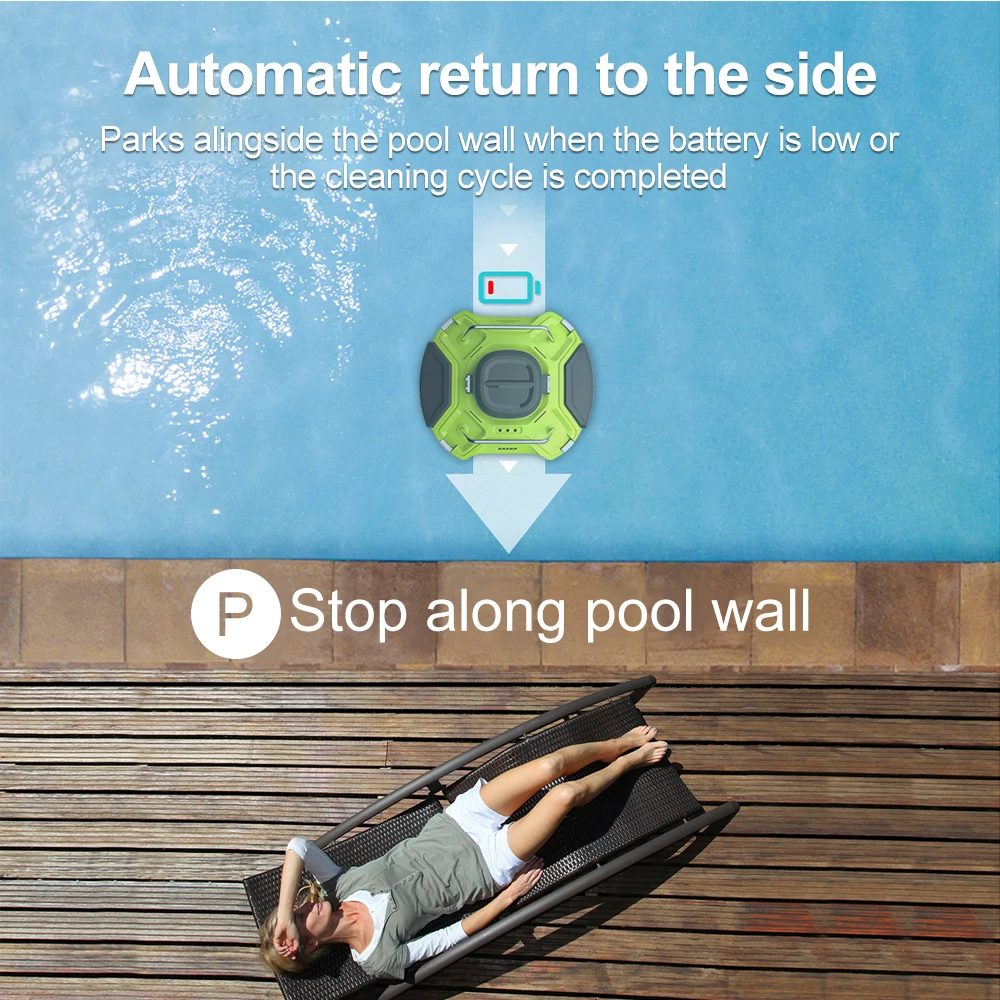 Swimming Pool Robot Vacuum Cleaner Automatic Pool Equipment Above Ground