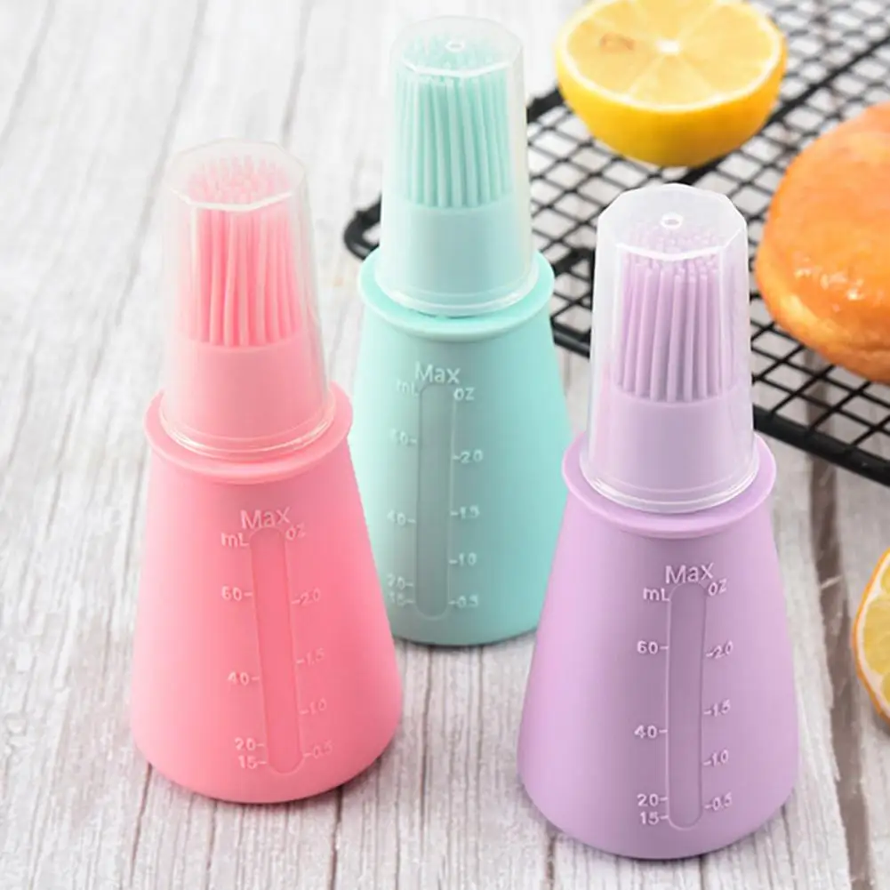 Silicone for Home Mini BBQ Brush Eco-friendly Anti-deform Oil Storage Bottle for Home