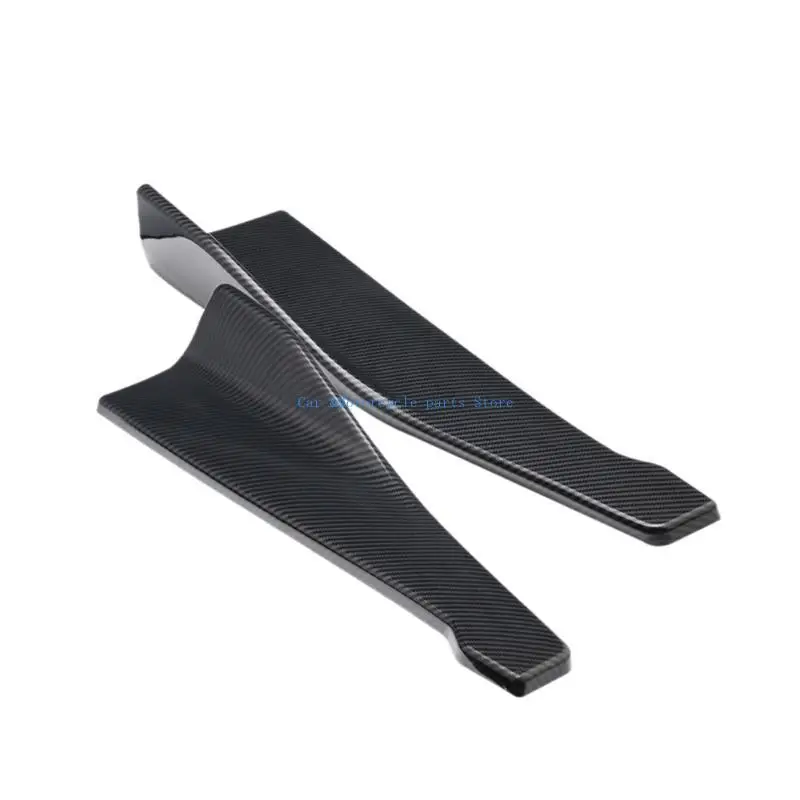 Y9UC Car Side Skirt Extensions with Screws Easy Install Car Corner Bumper Guards Car Spare Part for Rear Bumper Protections