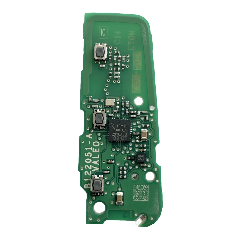 TXK009035-1 dla Peugeot inteligentny klucz zdalny 3 przycisk 433.92MHz 4A Hitag AES Chip 9840150180 IM3C A3M15