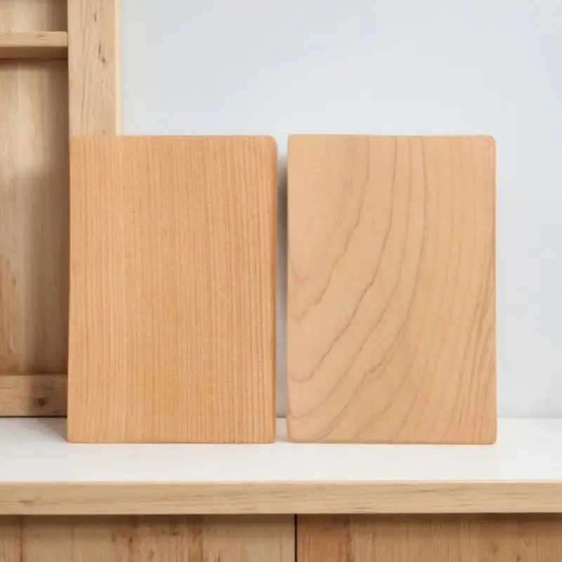 

2 pcs Rectangle Blocks Thick Unfinished Smooth Diy Craft For Painting Carving Art Projects Classroom Activity Wood Cutout