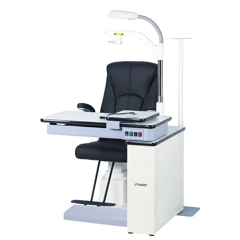 Optometry combination table workbench large countertop rotating electric lift chair placement optometry machine hanging bull's