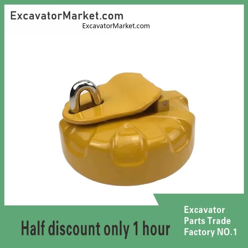 Excavator Accessories Excavator for Xcmg Xe135/150/200d/215/245/360/370 Diesel Anti-theft Fuel Tank Cover Excavator Accessories