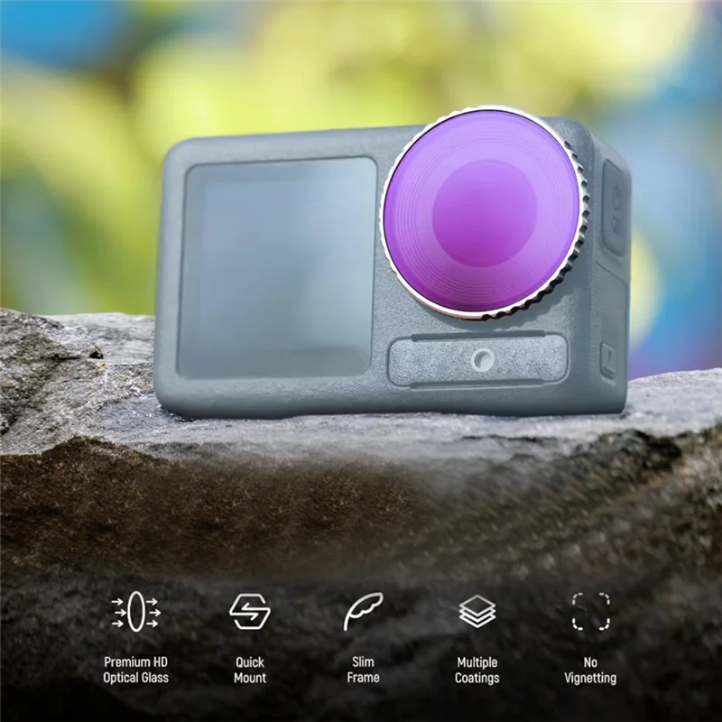 Набор фильтров AT41 ND для экшн-камеры Action 5 Pro, аксессуары, мультиварное оптическое стекло HD для DJI Osmo Action 5 Pro/4