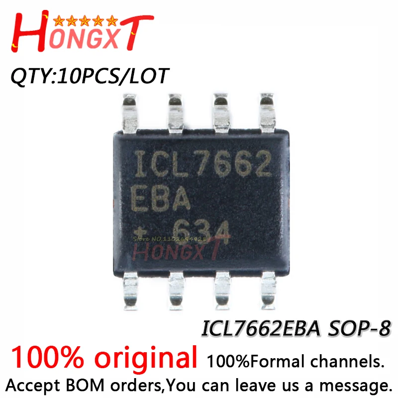 10PCS 100% NEW ICL7662EBA SOP-8.Chipset