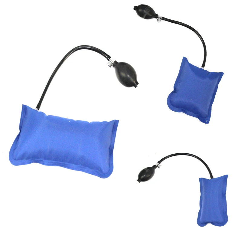 Schlosserwerkzeug Luftkeil-Set, 3 Größen, Blau mit Rotem Keil, zum Öffnen von Autotüren und Fenstern, Professionelles Öffnungswerkzeug – Detail 2