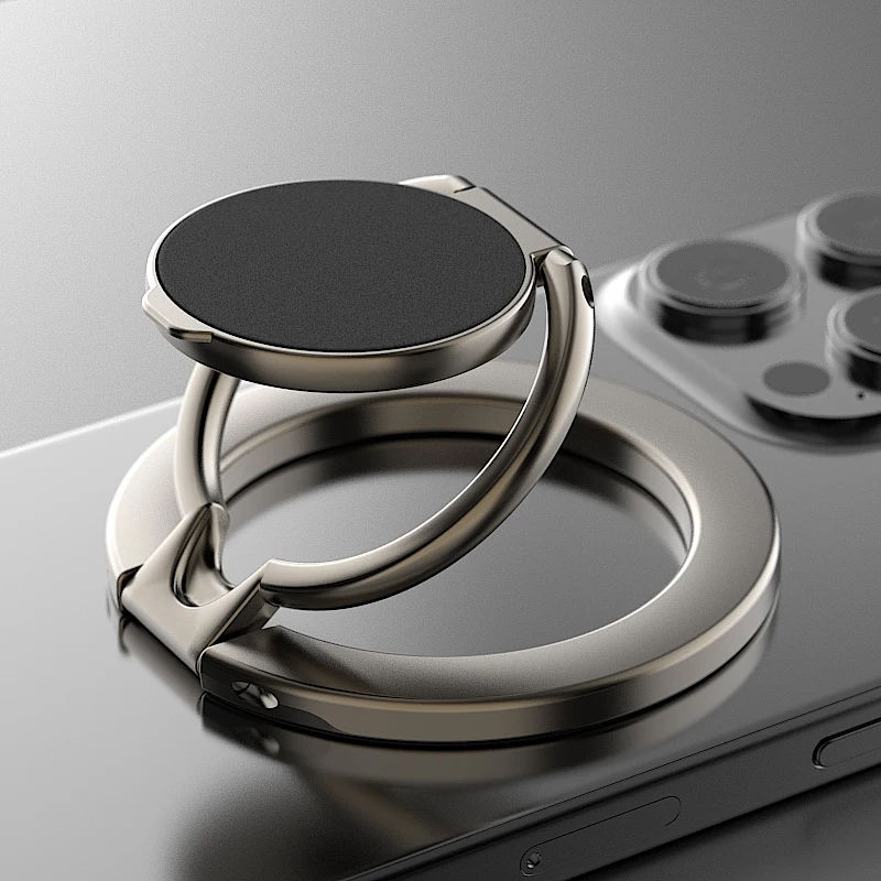 Магнитный держатель для телефона QGHAPPY 3-го поколения, магнитная розетка для кольца на палец для держателя кольца Magsafe для iPhone 17, 16,15, 14, 13, 12