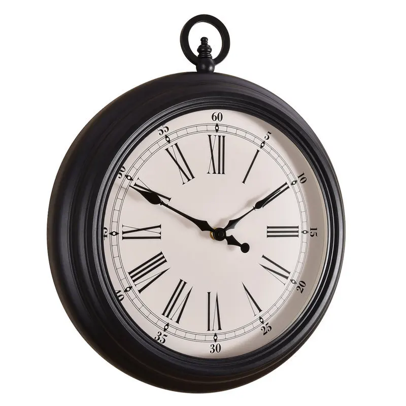 Lishida-reloj colgante silencioso para sala de estar, accesorio de bolsillo esmerilado para dormitorio, estilo europeo, nórdico, Simple y Retro, América