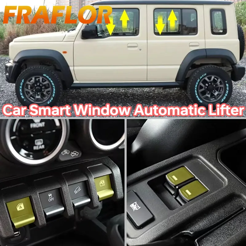 Car Smart Window Automatic Lifter for 5 Doors Jimny Reverse Mirror Automatically Folder For 2024 2025 2026 5 Door Suzuki JB74