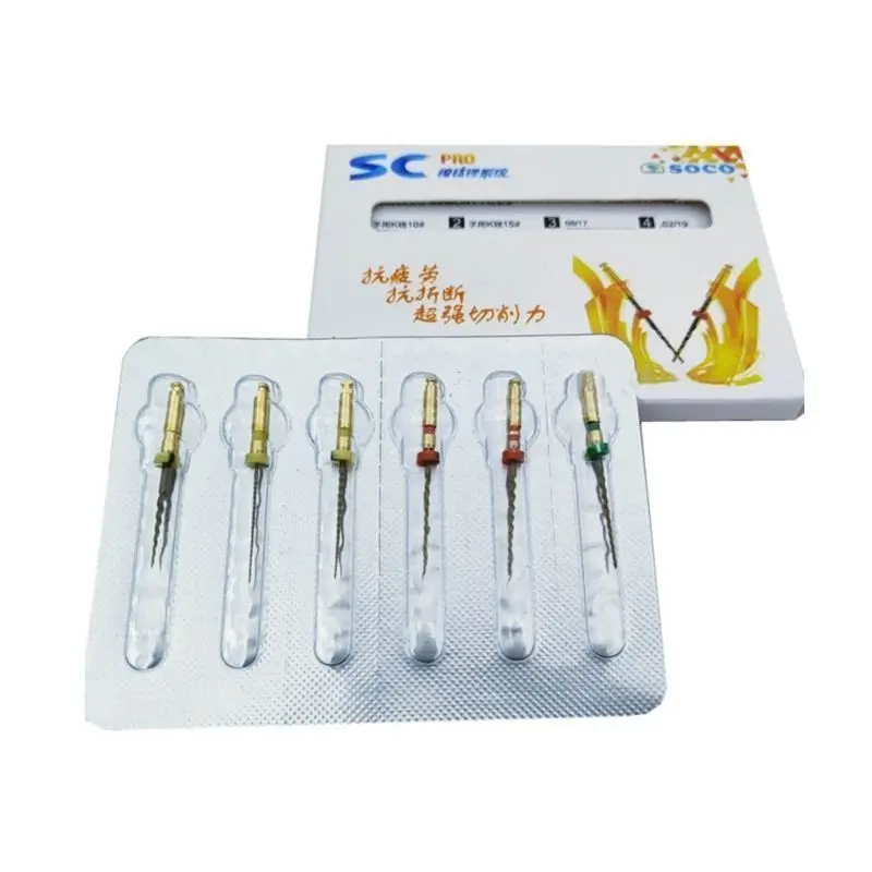 Dental Root Canal File Thermally Stimulated Mechanical SC Nickel Titanium File Mechanical Expanded Needle Nickel Titanium File