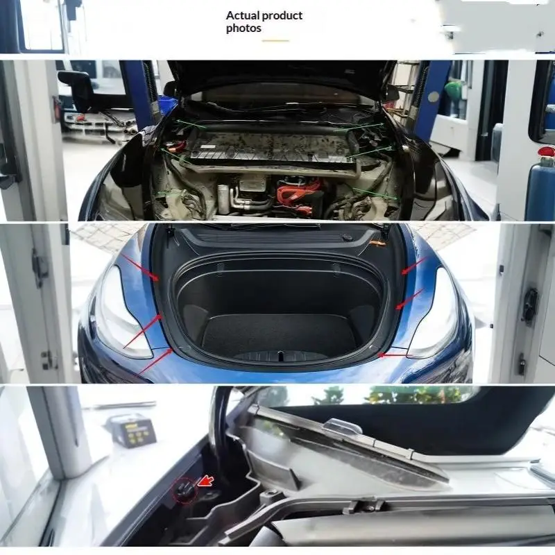 Car Front Storage Box Fixed Buckle Bracket Drop Resistant Auto Luggage Box Accessory for Interior Organization Modification
