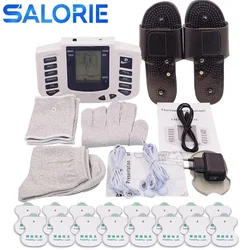 Electroestimulador muscular eléctrico EMS Tens, dispositivo de fisioterapia, baja frecuencia, pulso de microcorriente, masajeador corporal relajante