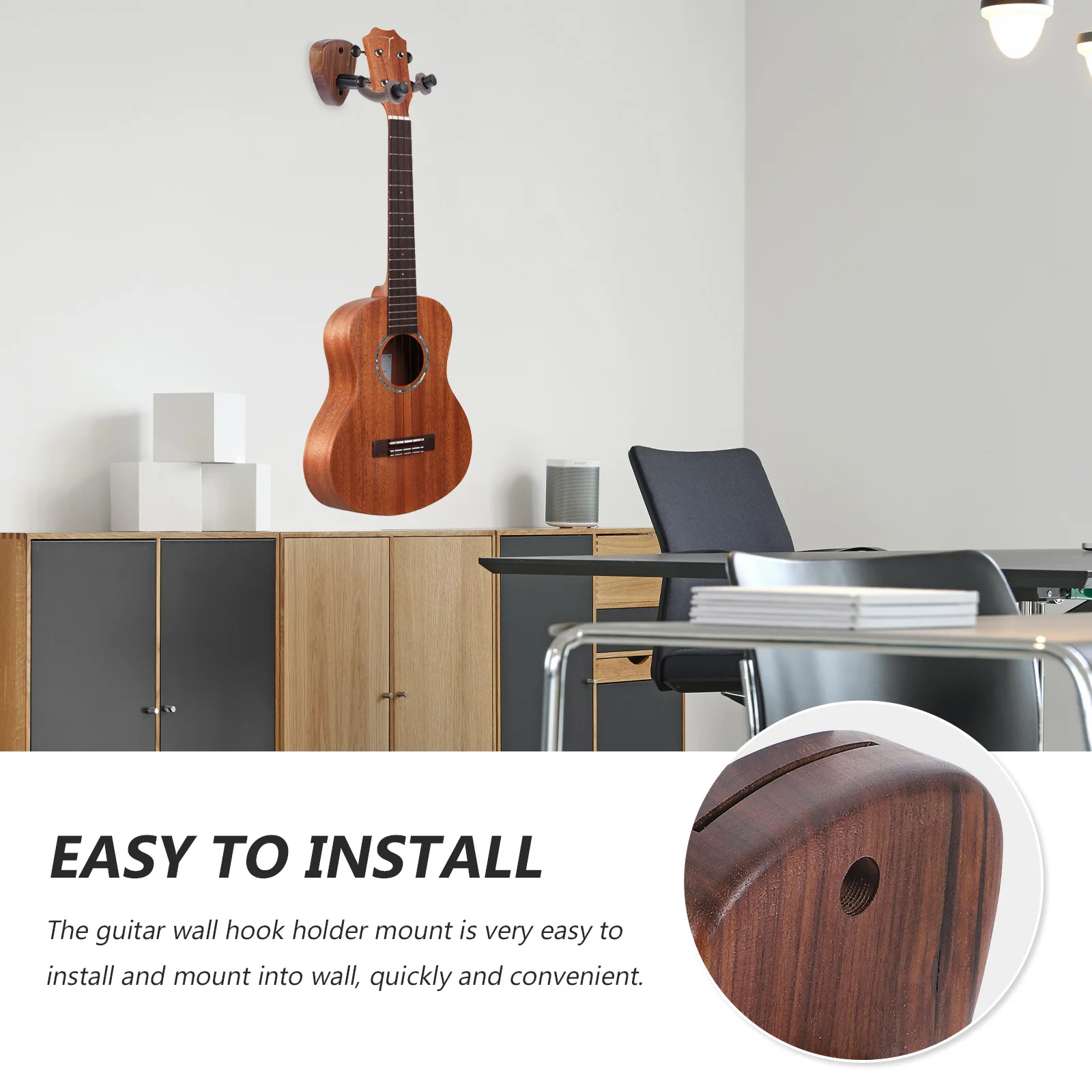 

Guitar Hook Display Stand Wall Hangers Ukulele Hanging Holder for Mount Bracket