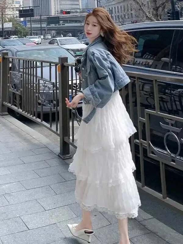 Summer Long Vintage Casual Ruffles Elegant Maxi Strap Camis Silky Beach Lace Elegant Party Dress Vestidos Sexy Women Purple KJD8