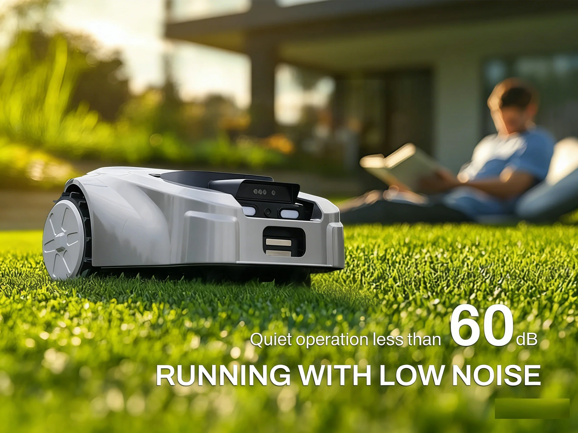 ISWARD GS Wire-Free RTK+AI Vision Robot Lawn Mower:1000㎡, Obstacle Avoidance, 4G/WiFi/Bluetooth App, GPS Anti-Theft