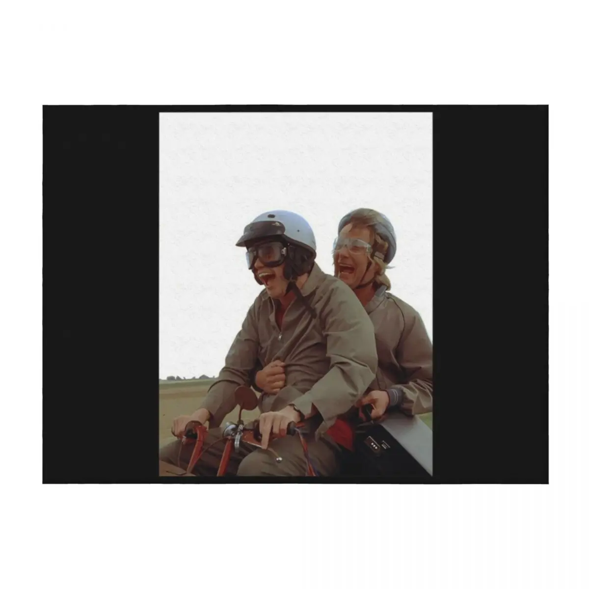 Dumb and Dumber Dumb and Dumber Bike Ride \t Throw Blanket bed plaid Stuffeds Winter beds Decorative Sofas Blankets