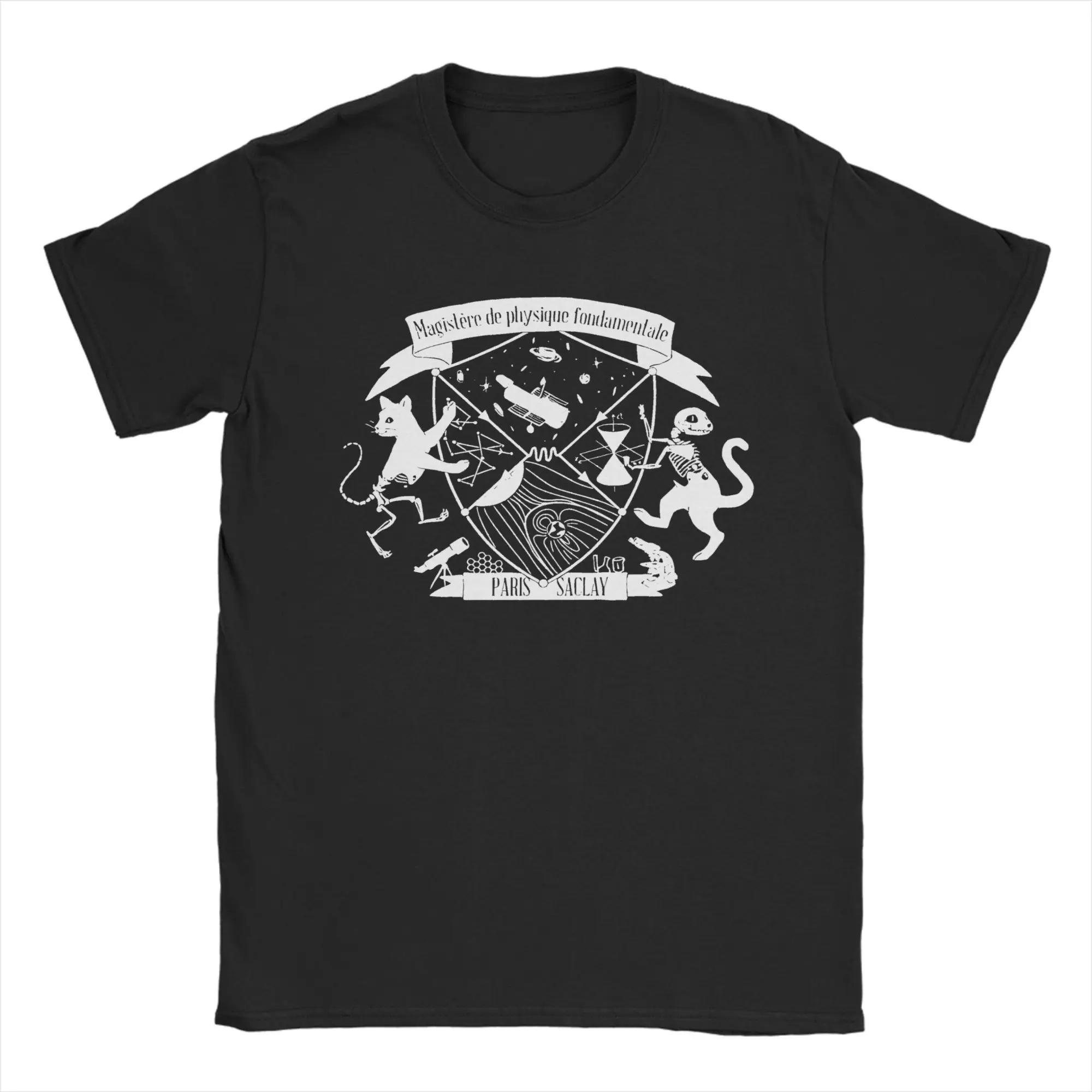 Men Women's Schrodinger Theoretical Physics T Shirt Hip Hop Animal Cotton Clothing Round Neck Tee Shirt Plus Size T-Shirts