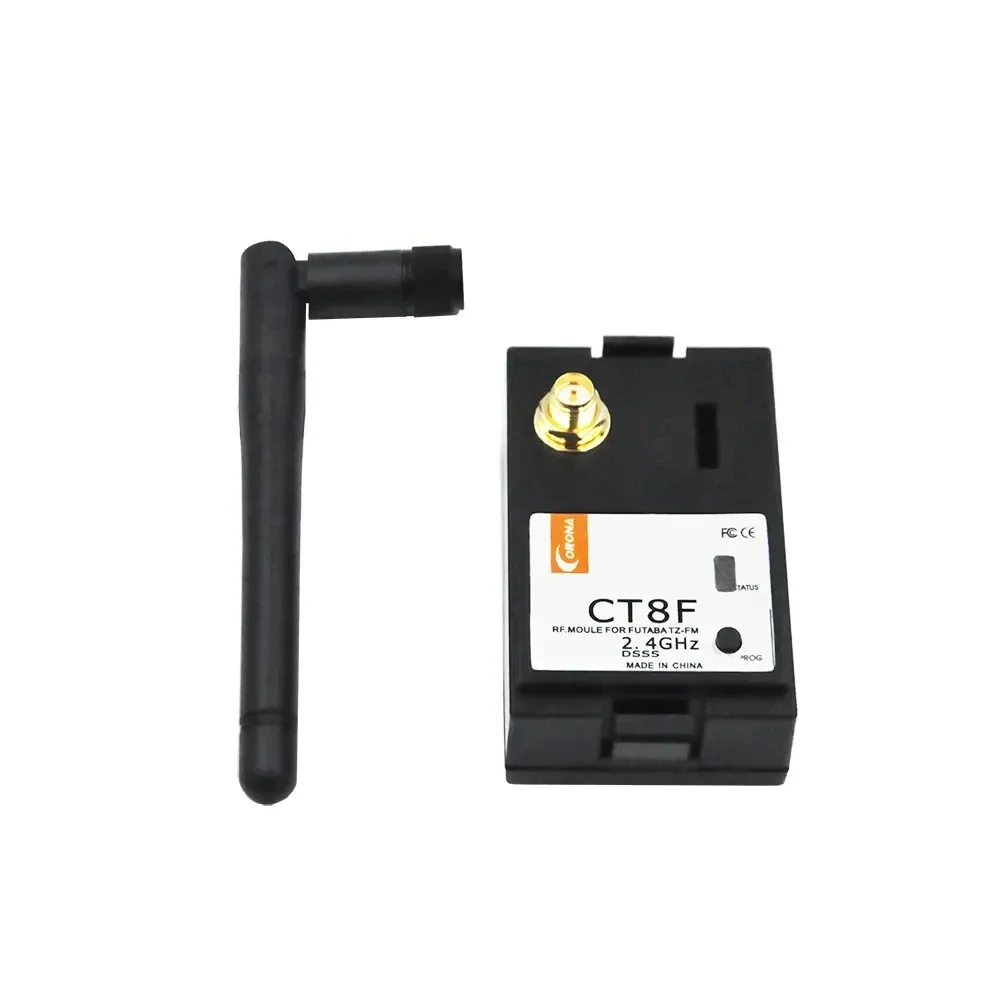 Corona 2.4Ghz Futaba HiTec Module TX RX Combo Kit CR8D and CT8F (V2 DSSS) Convert To System RC Toy Model Transmitter