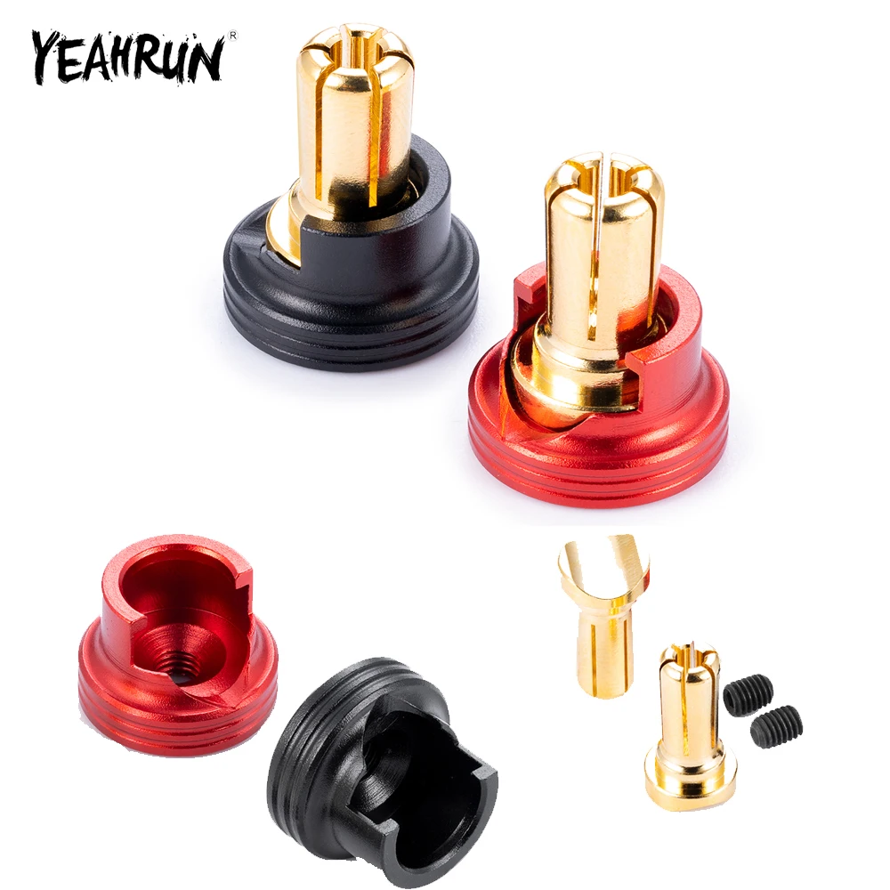 

YEAHRUN 5.0mm 4.0mm Brass Bullet Plug Grips Banana Plug for RC Model Car Lipo Battery Connector Parts