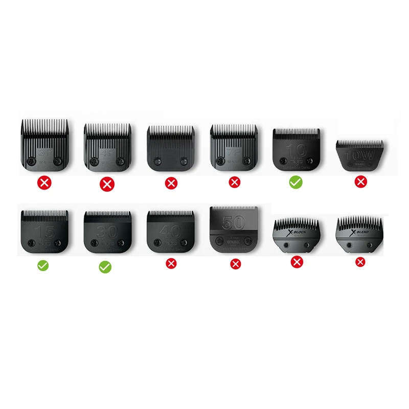 Pet Clipper and Stainless Steel Attachment Guide Comb Kit For Detachable Blade Animal Groomers