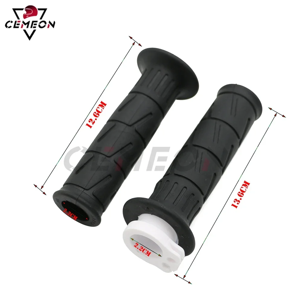 For Kawasaki KZ650 ZXR400 GPZ900R GTR1000 KZ1000 ZRX1100 ZZR1100 Motorcycle 7/8 Inch 22MM Grip Rubber Handlebar Cover Grips