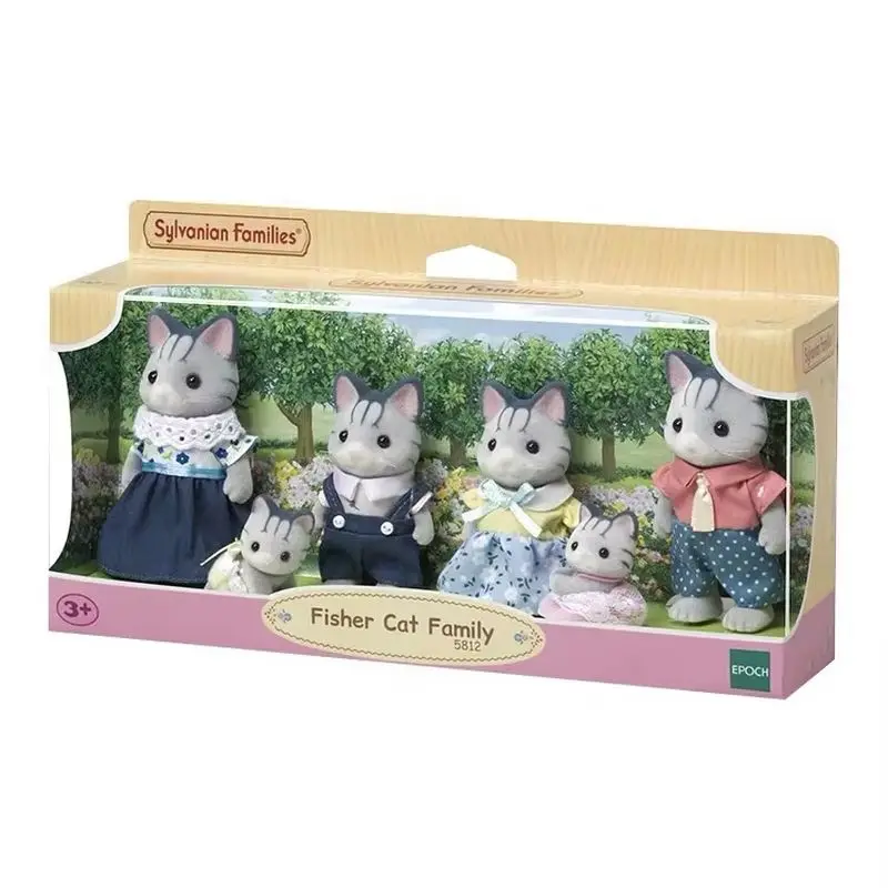 2024 New Sylvanian Families Anime Figure Cute Baby Doll Favorite Girls Room Decoration Kawaii Things Girls Birthday Gift Toys