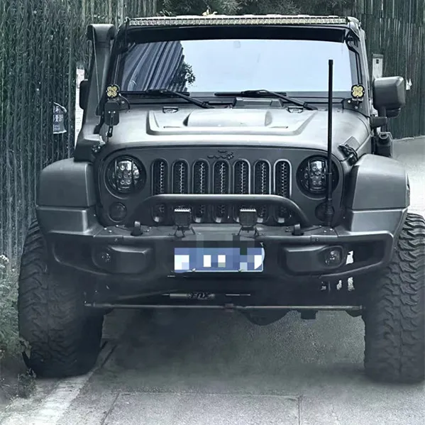 

LANTSUN J087-9N 10th Anniversary Bumper Guard Bull Bar for Jeep Wrangler JK 2007-2017