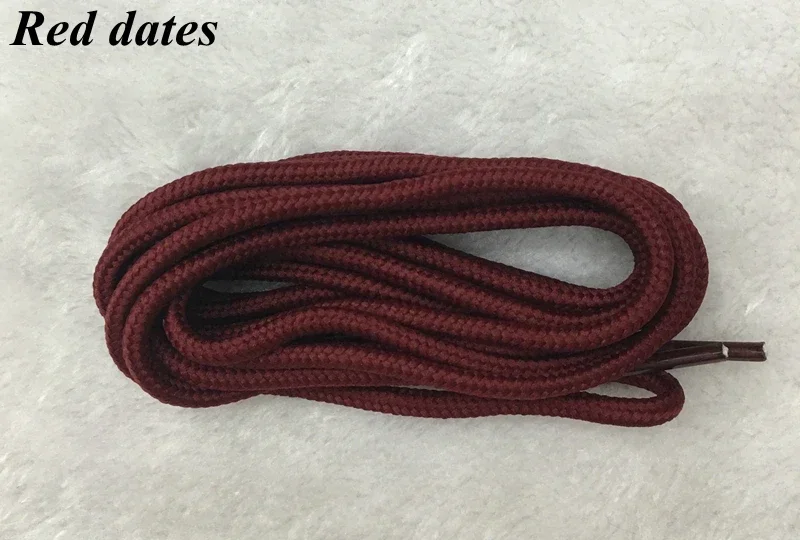 1 Paar klassische runde Schnürsenkel Outdoor-Turnschuhe Schuhe Schnürsenkel einfarbige Kinder Erwachsene Seil Schnürsenkel 120/150cm Schuhe Zubehör – Detail 21