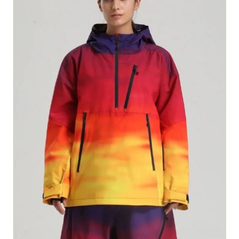 

Winter Warm Hooded Women Skiing Jackets Outdoor Sport Mountain Woman Snow Coats Waterproof Motorcycle Female Snowboard Clothes