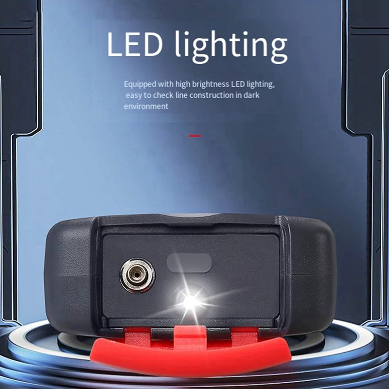 Optical Fiber Power Meter 10 Wavelengths Sensitive Chip Accurate Measurement Fit For Wiring D5