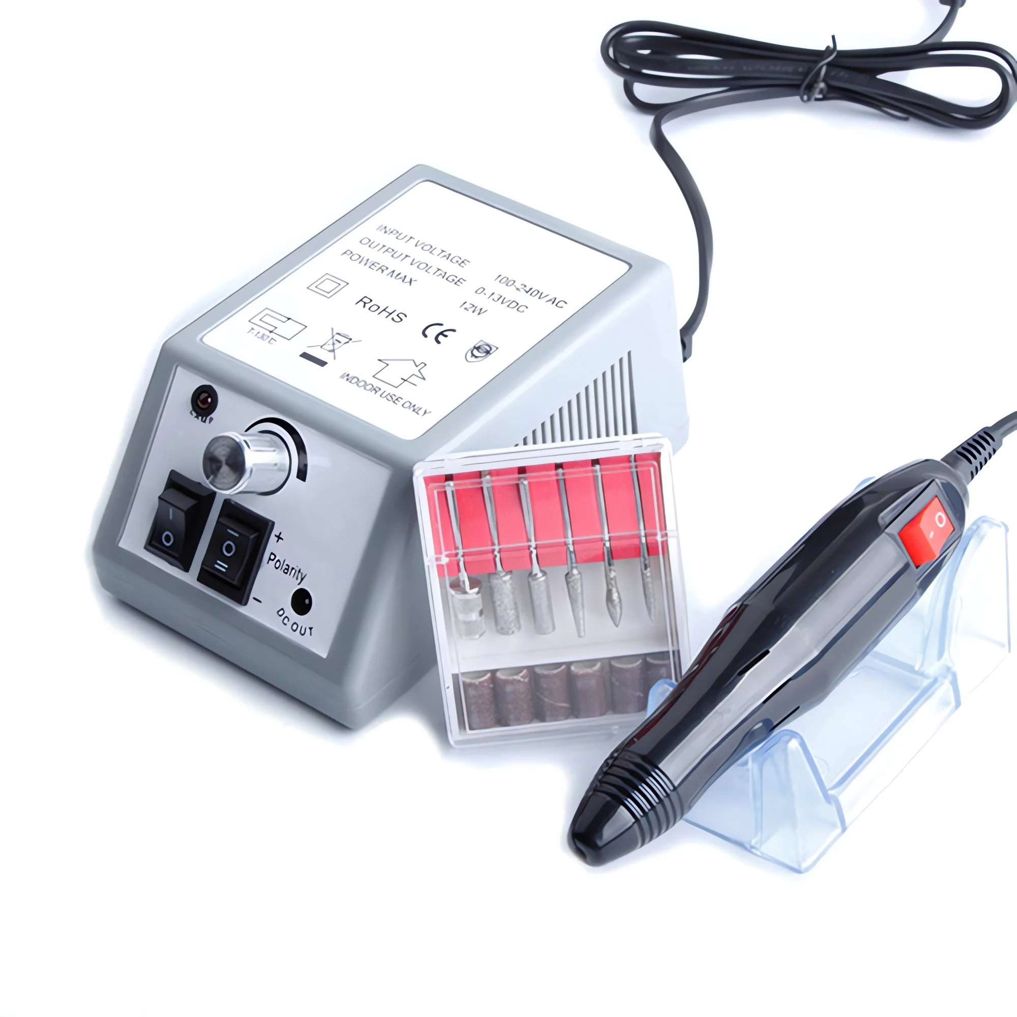 20000 RPM Electric Manicure Drill Milling Cutters Set with Electric Nail Sander Machine,Efficiently Remove Polish and Cuticle