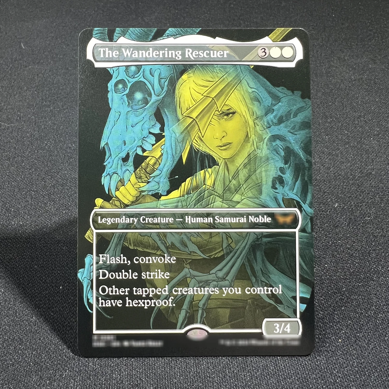 Holo Custom Board Game Abhorrent Oculus Overlord of the Hauntwoods Duskmourn Barrowgoyf Living Death DSC Sunfall English Card