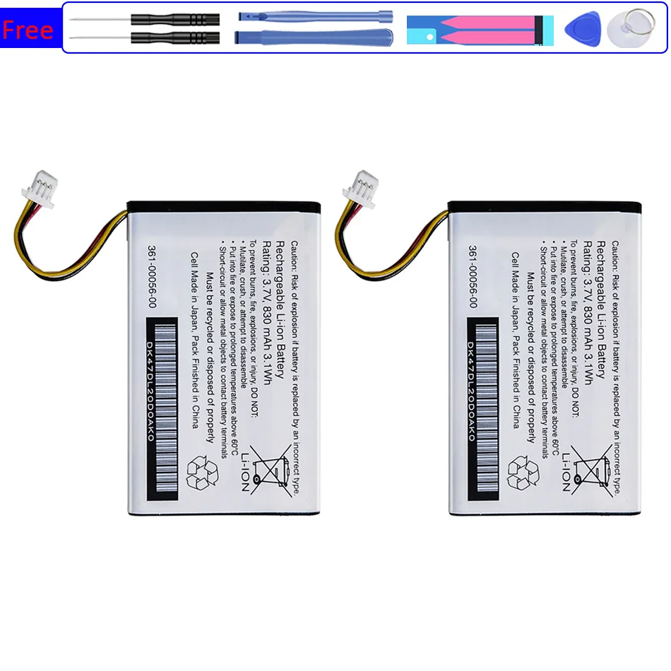 

Replacement Battery 361-00056-00 3610005600 830mAh For GARMIN GPS Nuvi 30 40 40LM 50LM 50 Bateira