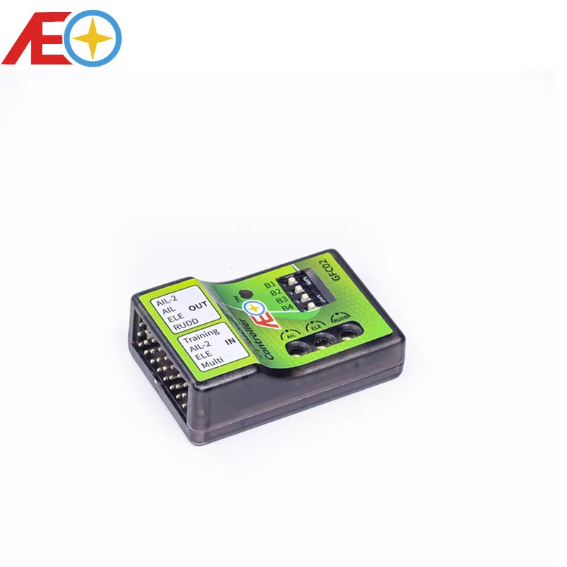 AEORC Gyroscope Flight Controller Board 3D Flight Gyroscope Balance For RC Fixed-wing Aircraft Support Hold/Rate/Gyro Off Mode