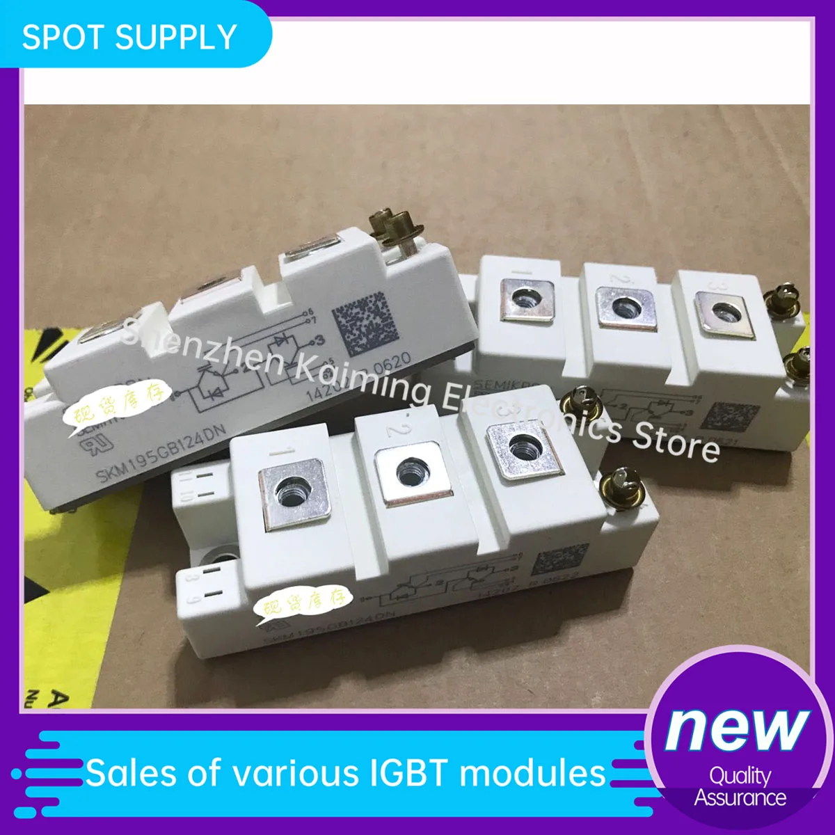 NEW IGBT MODULE FF150R12RT4 SKM150GB12T4 SKM100GB125DN SKM145GB124DN SKM145GB128DN SKM195GB126DN SKM195GB124DN SKM195GB128DN