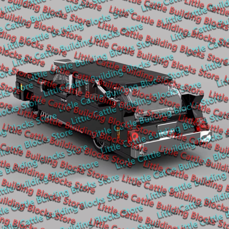 QWERT Speed Racing Car Model MOC Building Bricks Hearse Hypercar Modular Technology Gifts Holiday Assemble Toys Suit Display