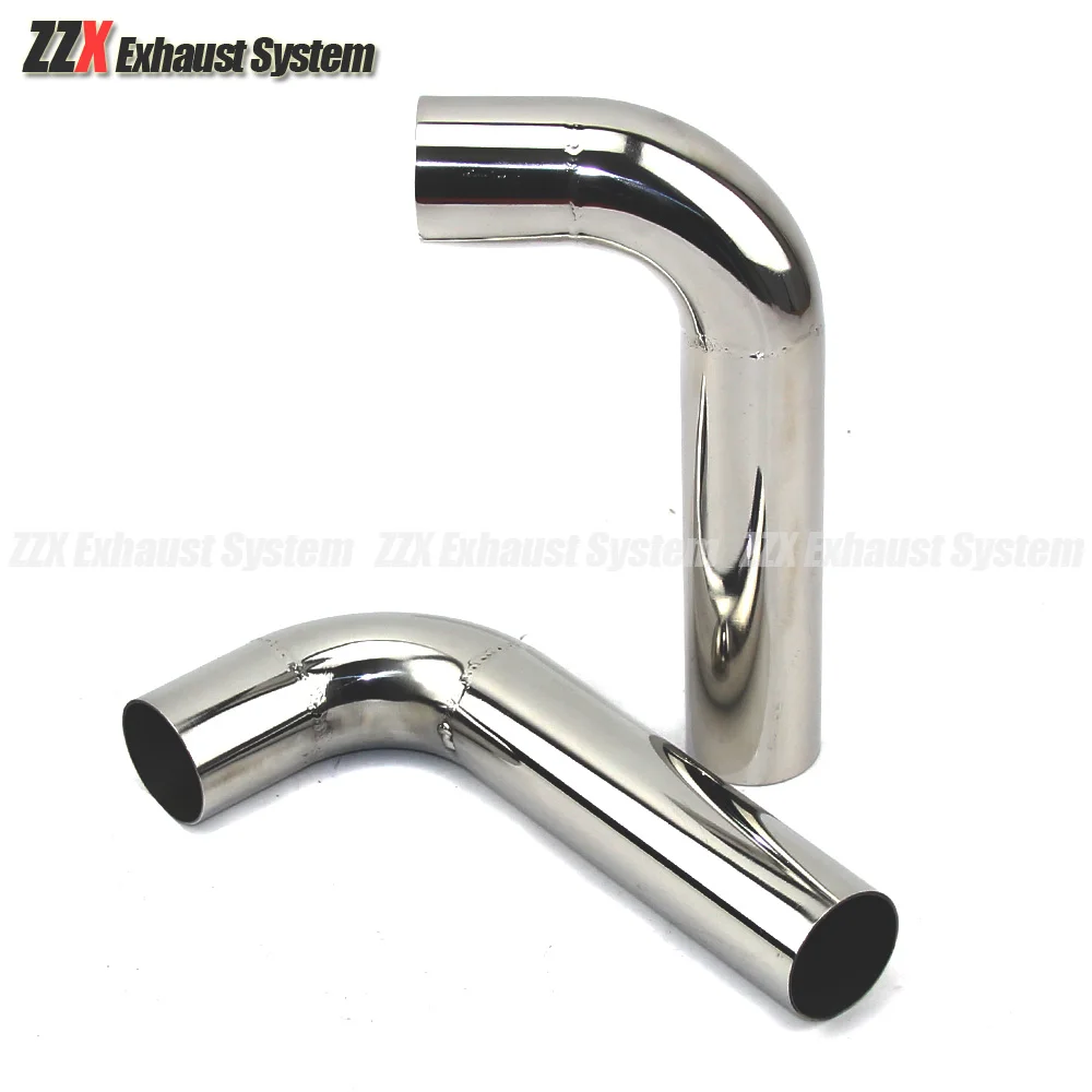 

1PCS car accessories Automobile exhaust pipe muffler turns into stainless steel elbow 90 degree Angle pipe to reduce diameter