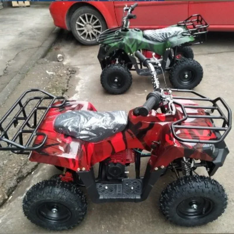 Customized Children's Mini ATV Mini Diamond 4-Punch Small Four-Wheel Pure Gasoline Motorcycle Modified off-Road Vehicle