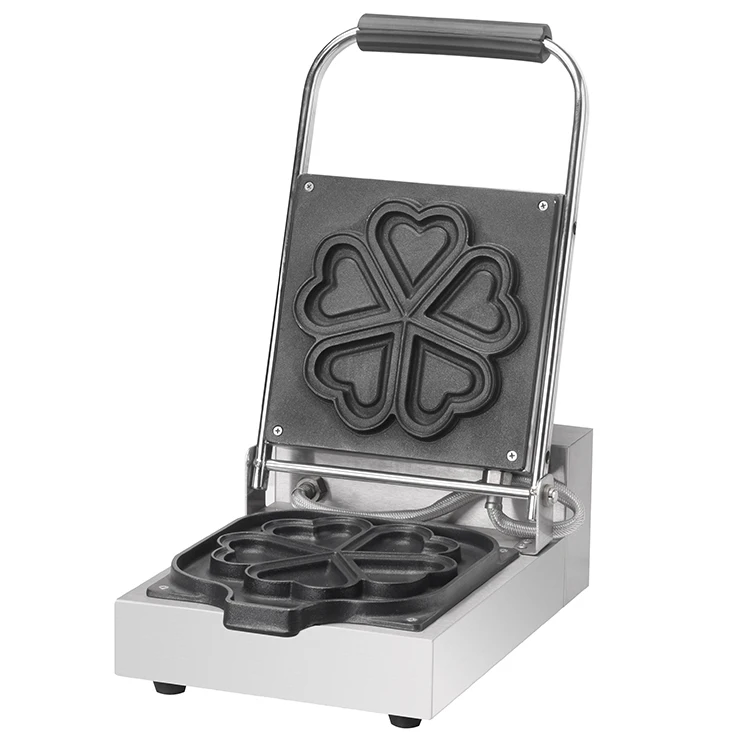 Heart shape electric commercial cake waffle maker