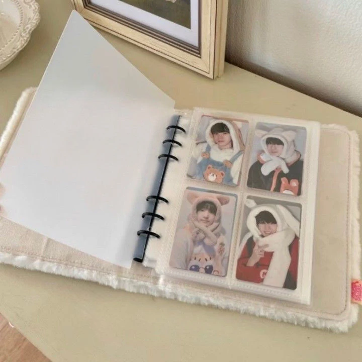 Plush Animal Series Cartoon Picture Frames Kpop Idol Card Binder Cute Puppy Albums for Students Gifts New Arrivals Wholesales